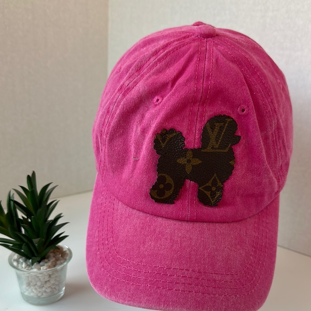 Custom 100% Cotton Ball Cap Adjustable 
Louis Vuitton Monogram Canvas
